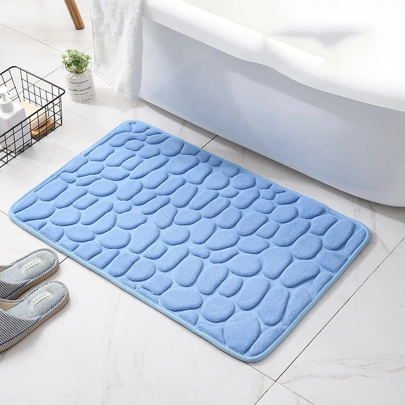 Non-Slip Embossed Bathroom Mat